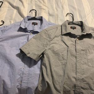 (2) joes jeans collection button down shirts